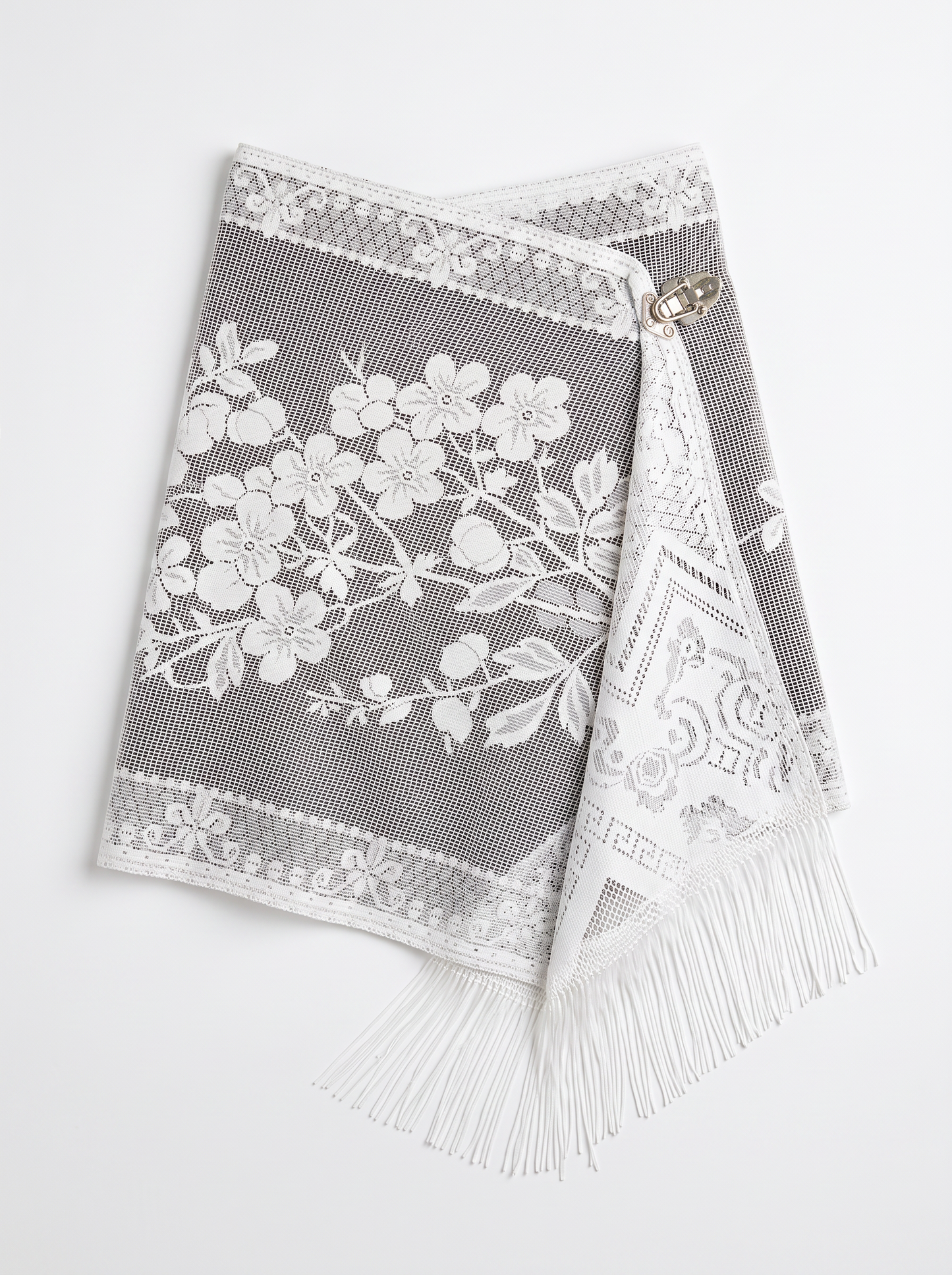 Curtain No. 030 | 'Flowers' Midi Wrap Skirt