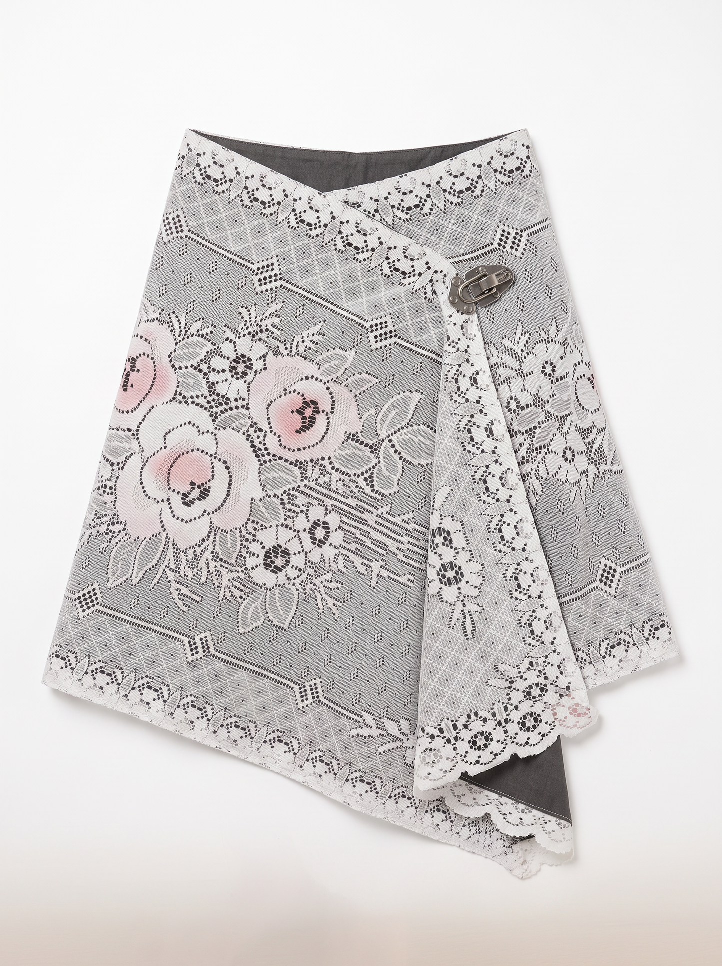 Curtain No. 031 | 'Roses' Midi Wrap Skirt