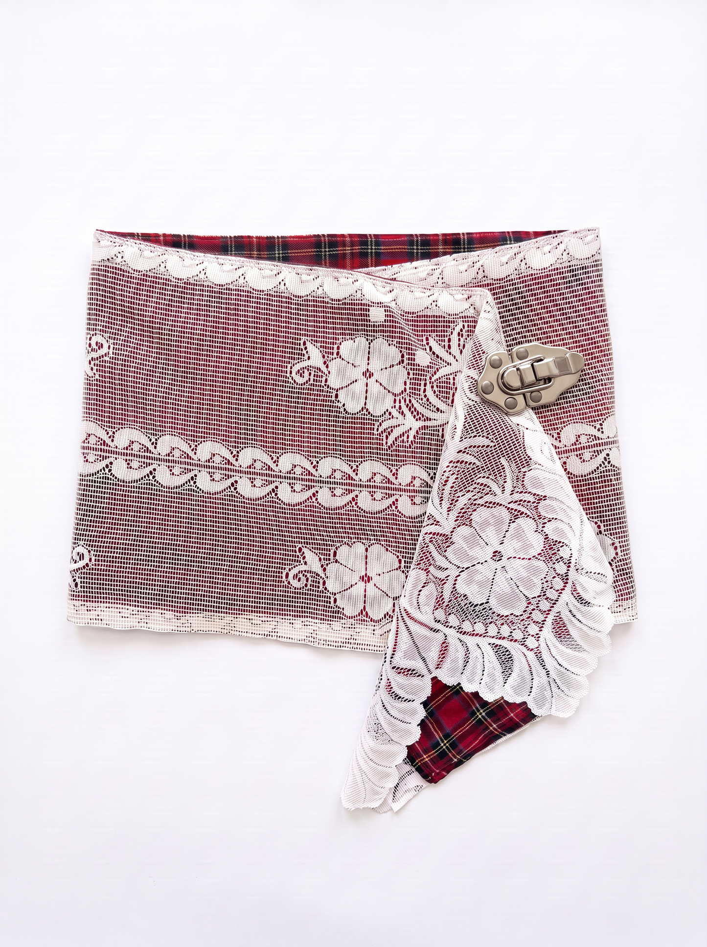 Curtain No. 028 | Lace Mini Wrap Skirt