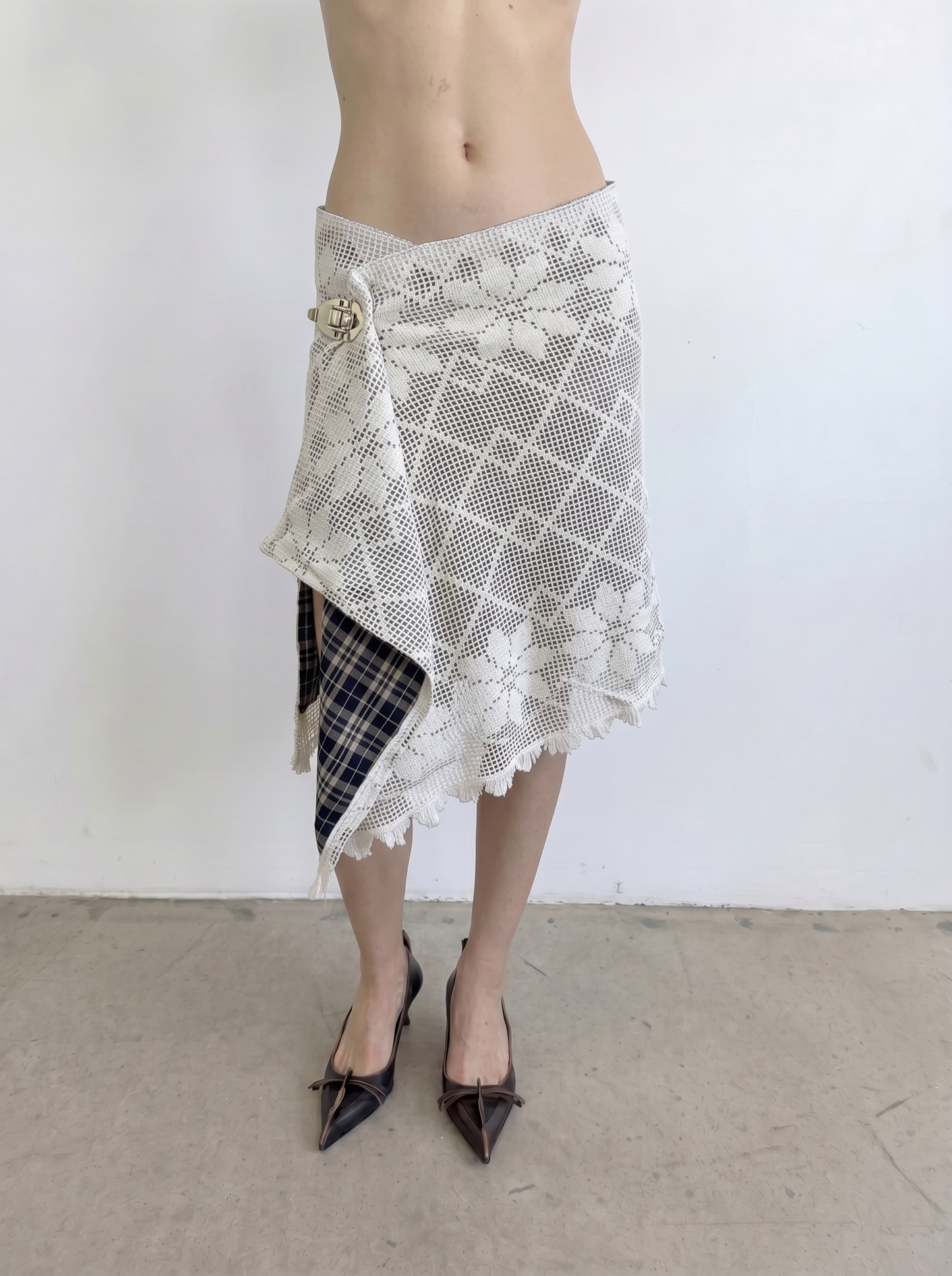 Curtain No. 005 | Lace Midi Wrap Skirt