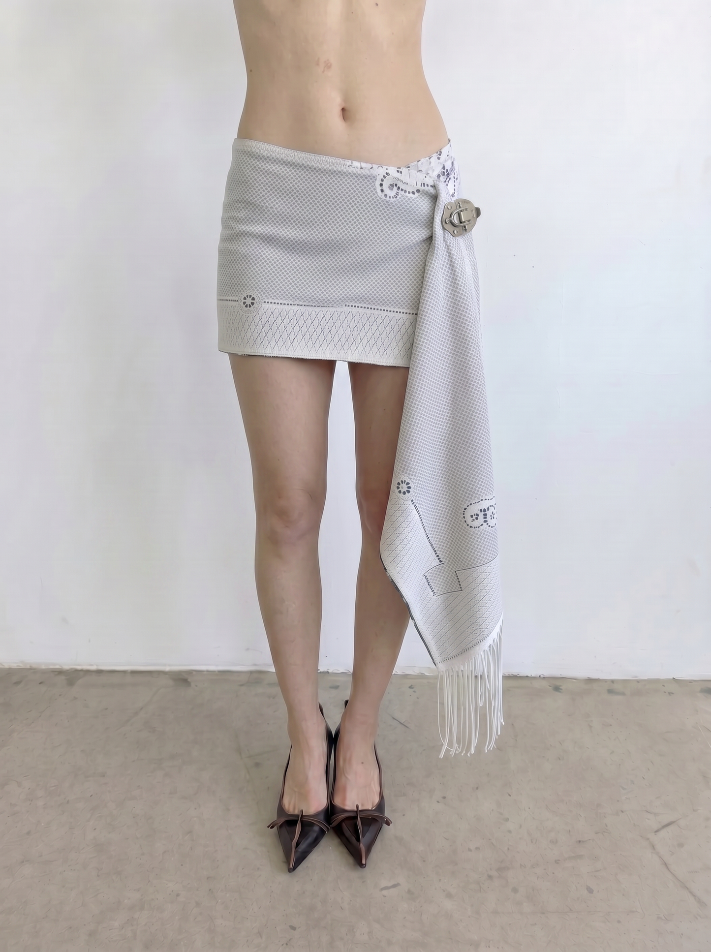 Curtain No. 004 | Lace Mini Wrap Skirt
