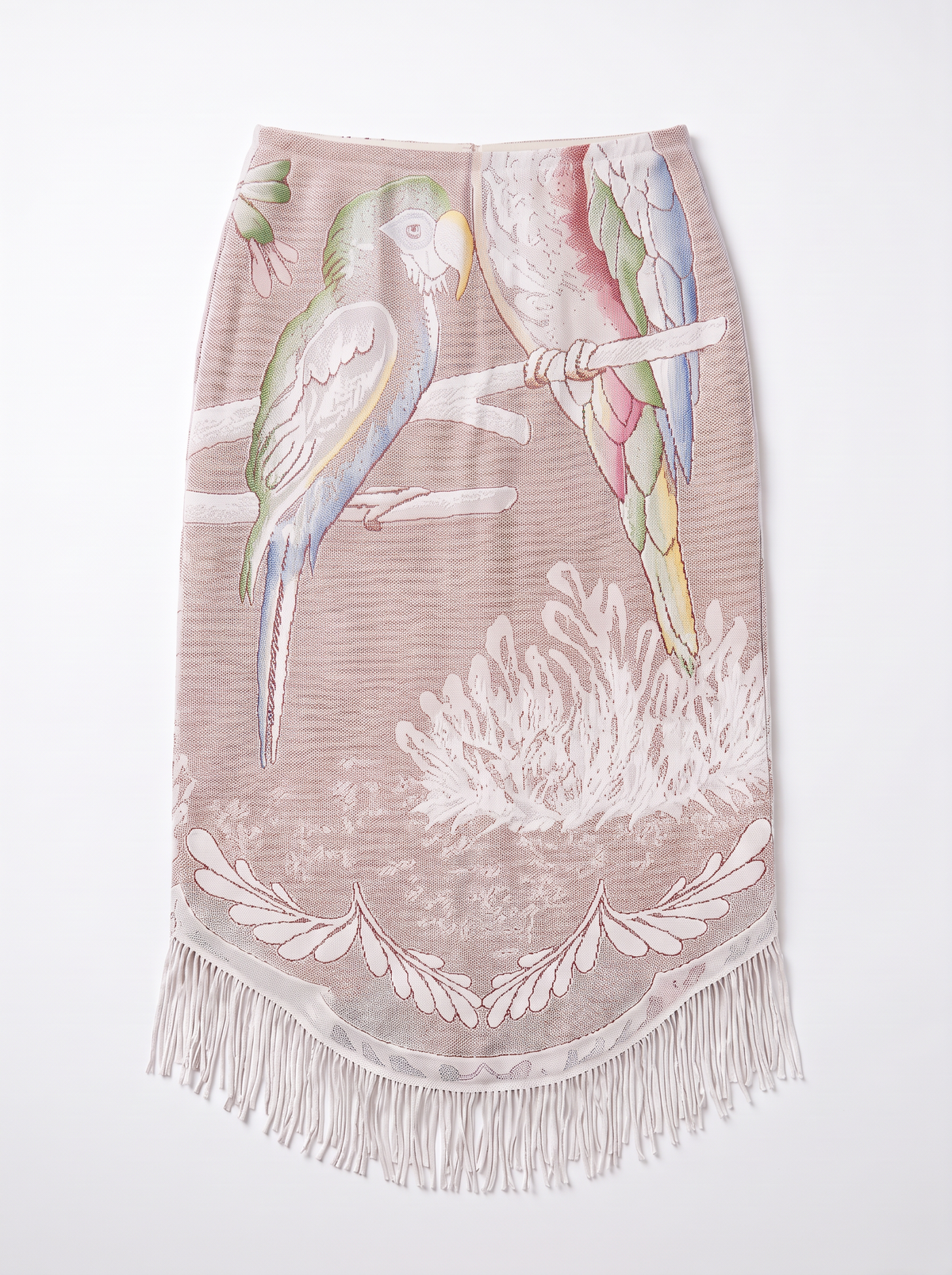 Curtain No. 071 | 'Perroquet' Long Lace Skirt
