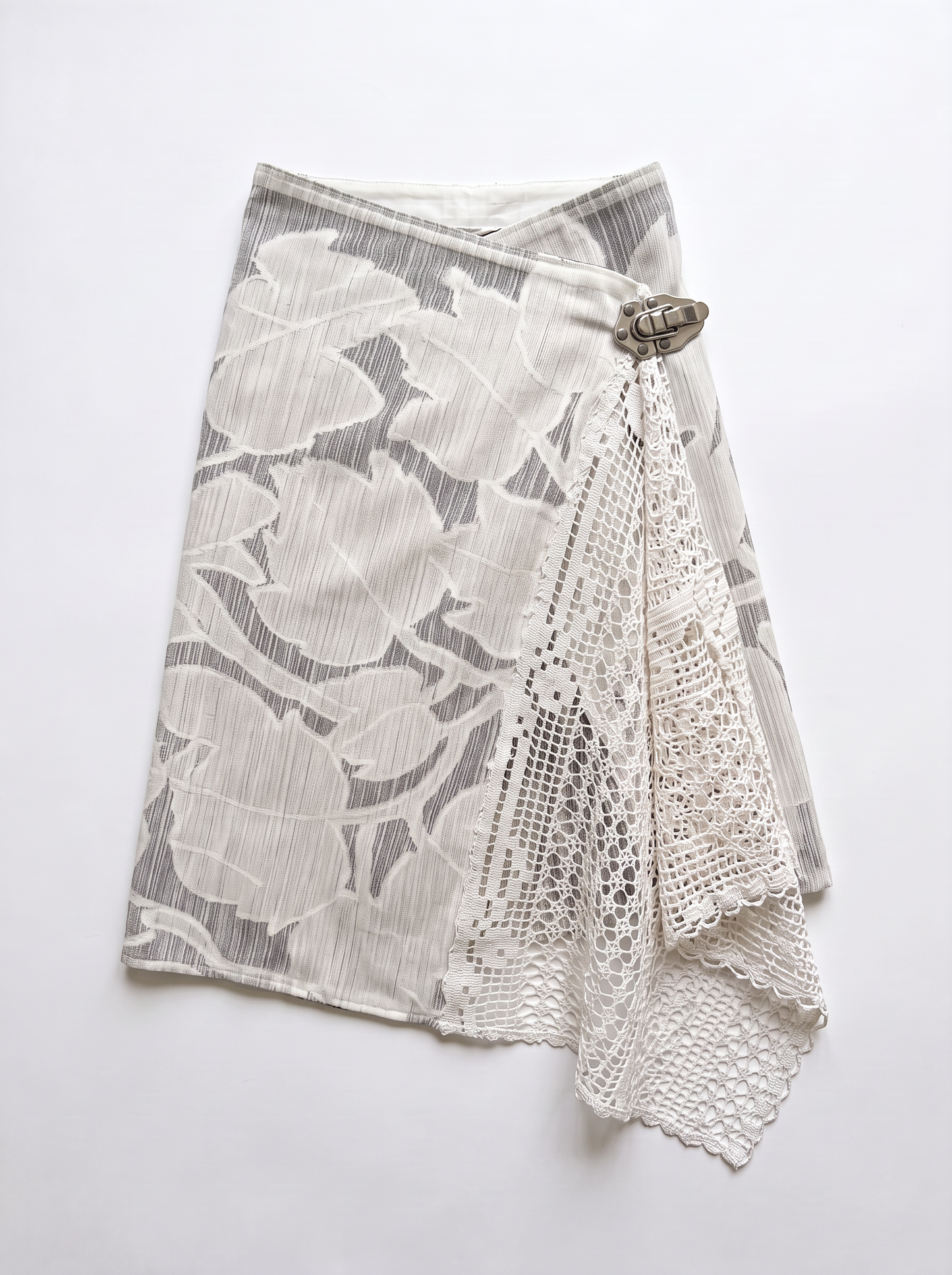 Curtain No. 035 | 'Leaves' Midi Wrap Skirt