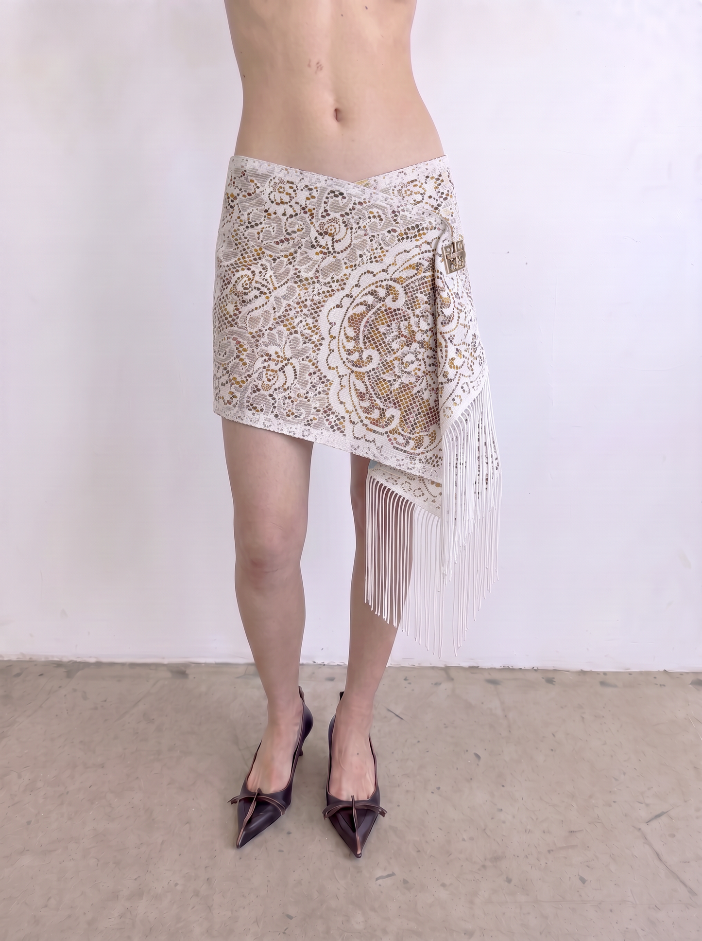 Curtain No. 006 | 'Yellow' Midi Wrap Skirt