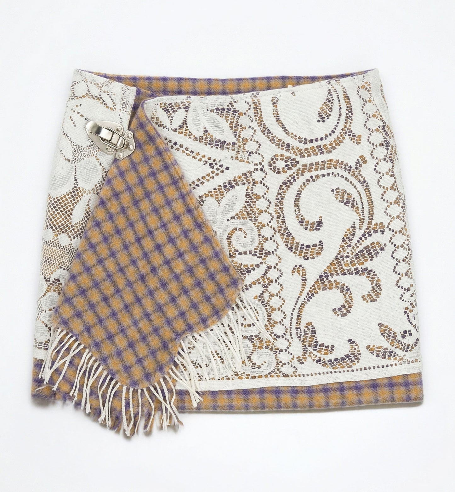 Curtain No. 019 | Lace Mini Wrap Skirt