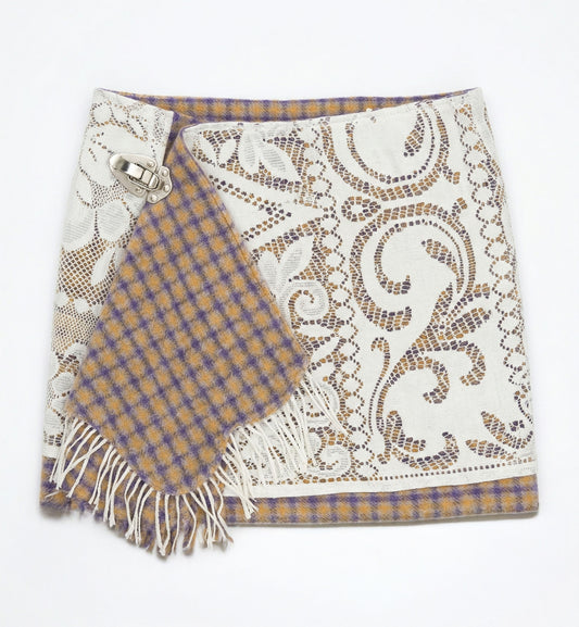Curtain No. 019 | Lace Mini Wrap Skirt