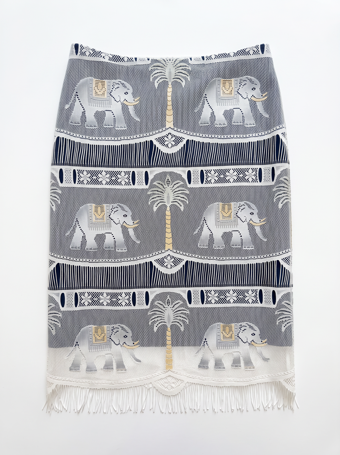 Curtain No. 023 | Midi 'Elephant' Lace Skirt