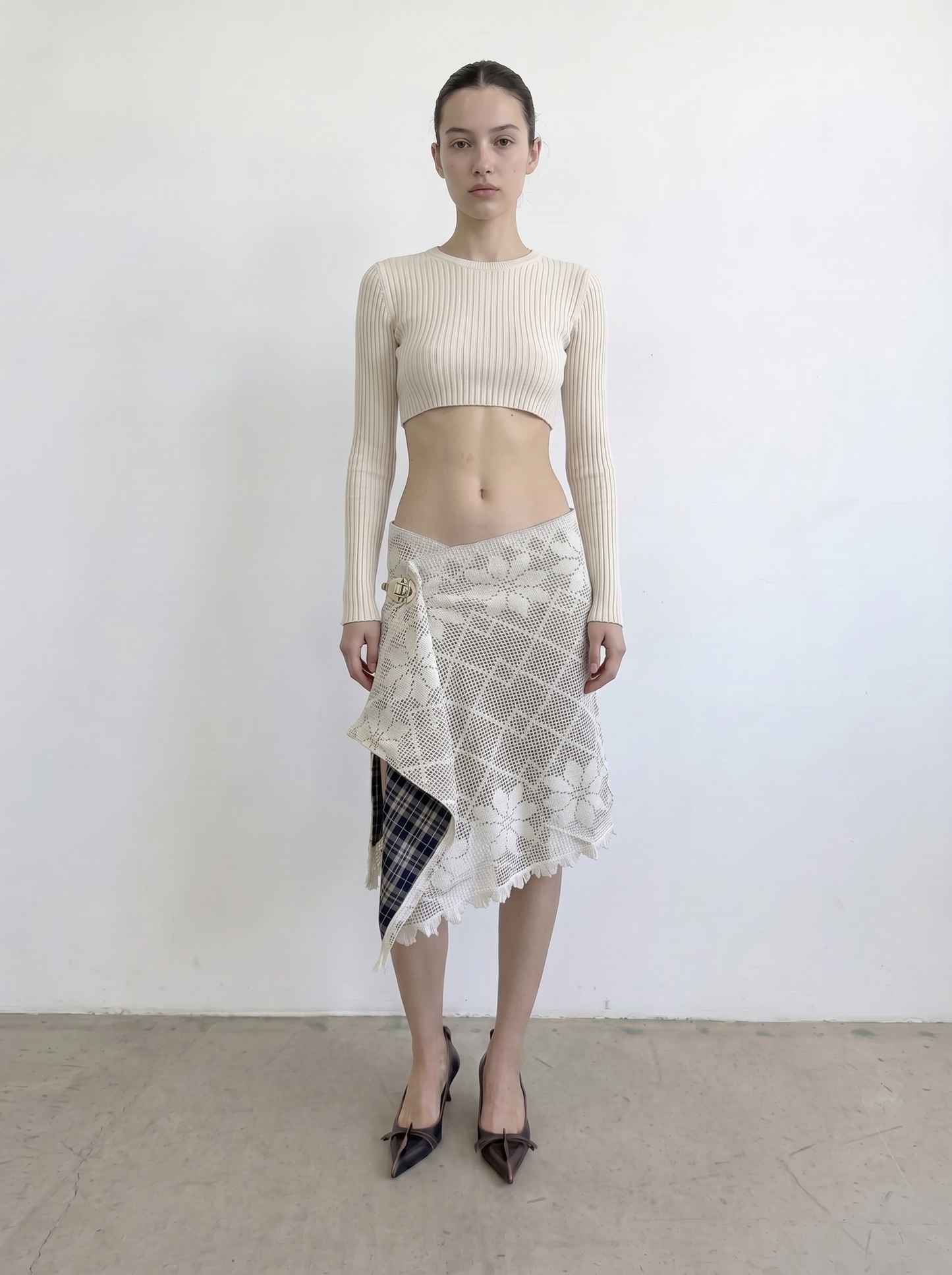 Curtain No. 005 | Lace Midi Wrap Skirt