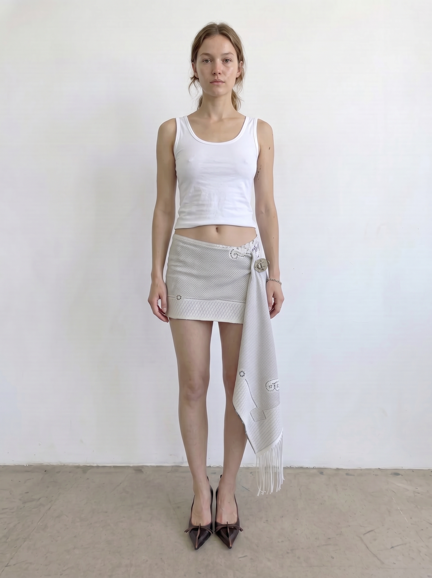Curtain No. 004 | Lace Mini Wrap Skirt