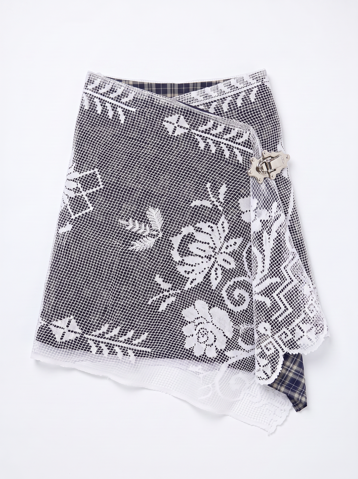 Curtain No. 037 | 'Crochet' Midi Wrap Skirt