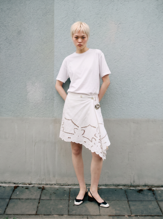 Curtain No. 016 | Lace Midi Wrap Skirt