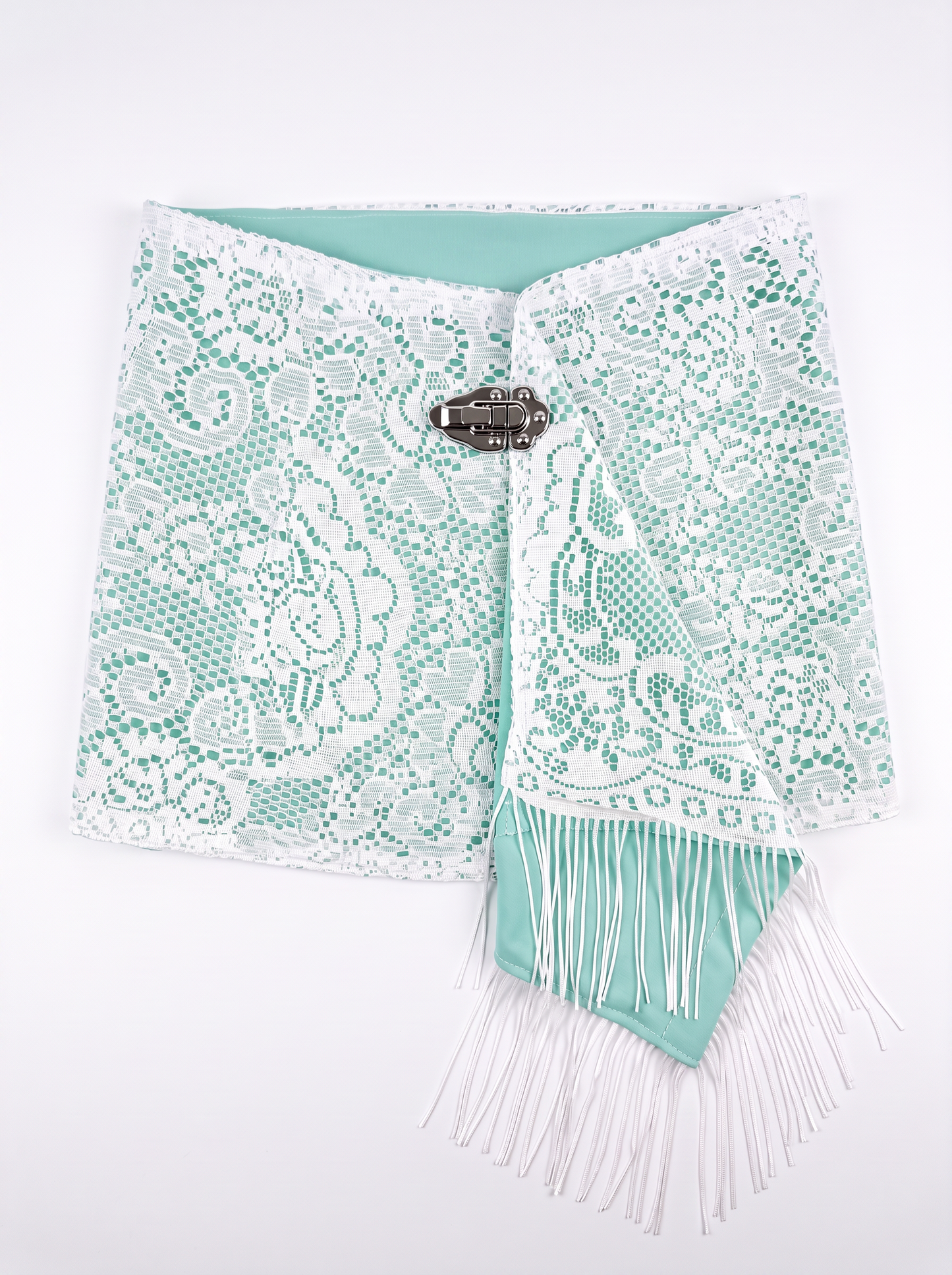 Curtain No. 006 | 'Turquoise' Midi Wrap Skirt