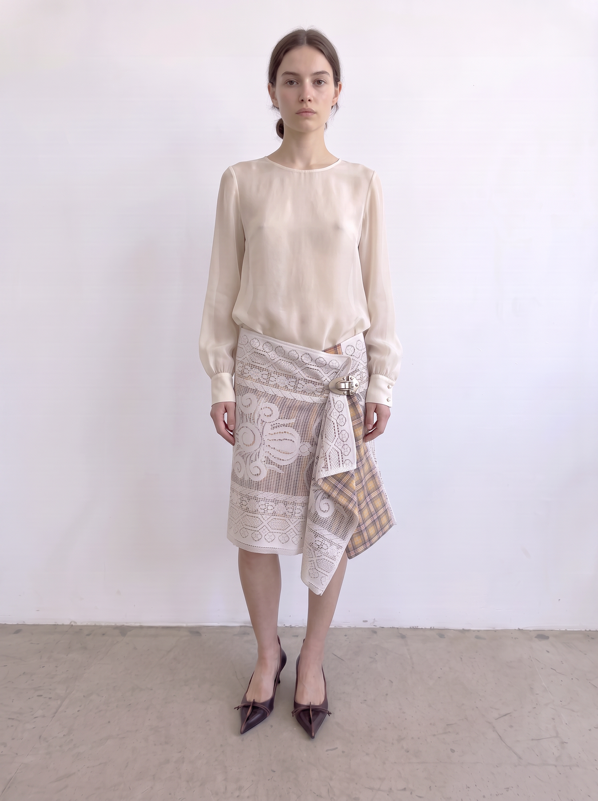 Curtain No. 048 | Midi Wrap Skirt