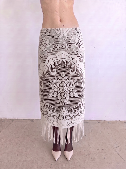 Curtain No. 006 | Long Lace Skirt